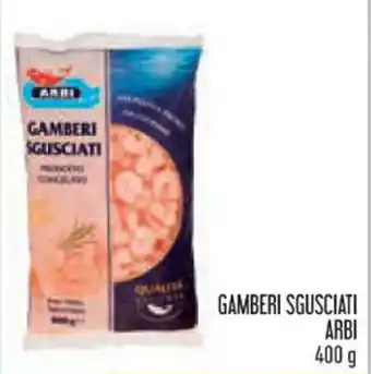 Conad GAMBERI SGUSCIATI ARBI 400 g offerta