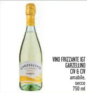 Conad VINO FRIZZANTE IGT GARZELLINO CIV & CIV amabile, secco 750 ml offerta