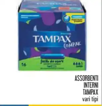 Conad ASSORBENTI INTERNI TAMPAX vari tipi offerta