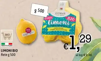Famila LIMONI BIO Rete g 500 offerta