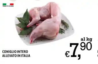 Famila CONIGLIO INTERO ALLEVATO IN ITALIA offerta