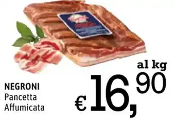 Famila NEGRONI Pancetta Affumicata offerta