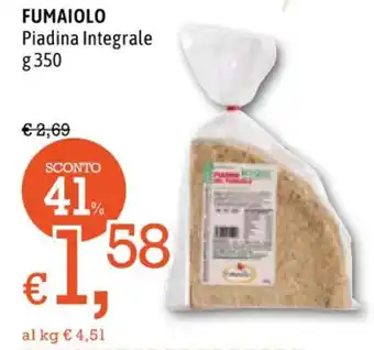 Famila FUMAIOLO Piadina Integrale g 350 offerta
