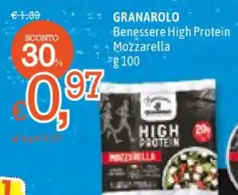 Famila GRANAROLO Benessere High Protein Mozzarella g 100 offerta