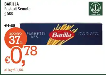 Famila BARILLA Pasta di Semola g 500 offerta