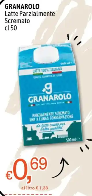 Famila GRANAROLO Latte Parzialmente Scremato cl 50 offerta