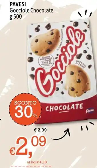 Famila PAVESI Gocciole Chocolate g 500 offerta