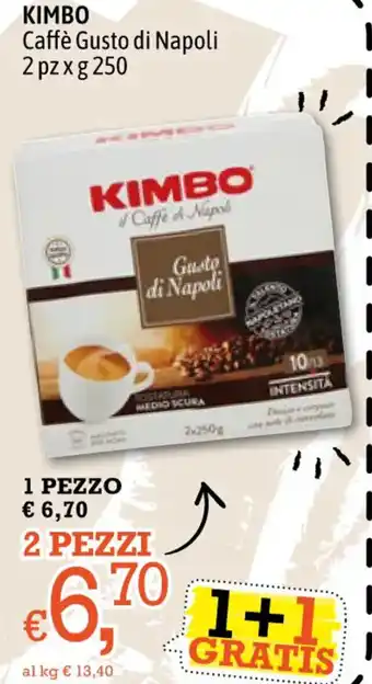 Famila KIMBO Caffè Gusto di Napoli 2 pzx g 250 offerta