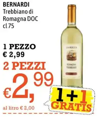 Famila BERNARDI Trebbiano di Romagna DOC cl 75 offerta