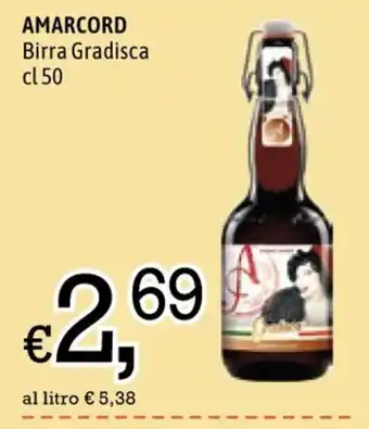 AMARCORD Birra Gradisca cl 50