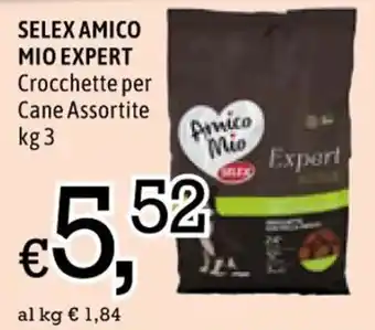 Famila SELEX AMICO MIO EXPERT Crocchette per Cane Assortite kg 3 offerta