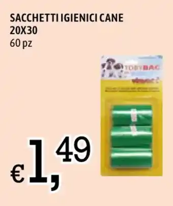 Famila SACCHETTI IGIENICI CANE 20X30 60 pz offerta