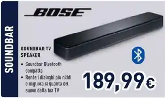 Unieuro SOUNDBAR TV SPEAKER offerta