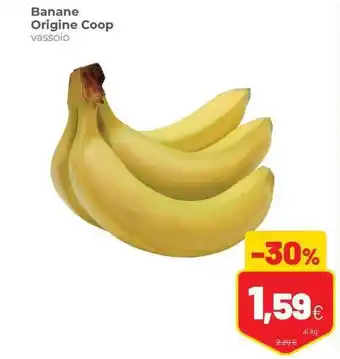 Coop Banane Origine Coop vassoio offerta