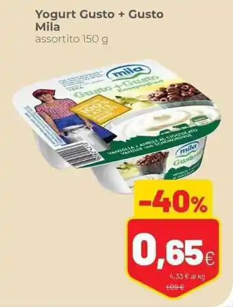 Coop Yogurt Gusto + Gusto Mila assortito 150 g offerta