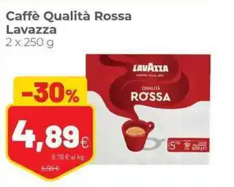 Coop Caffè Qualità Rossa Lavazza 2 x 250 g offerta