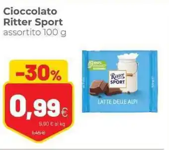 Coop Cioccolato Ritter Sport assortito 100 g offerta