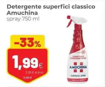 Coop Detergente superfici classico Amuchina spray 750 ml offerta