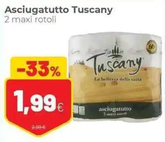Coop Asciugatutto Tuscany 2 maxi rotoli offerta