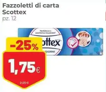 Coop Fazzoletti di carta Scottex pz. 12 offerta