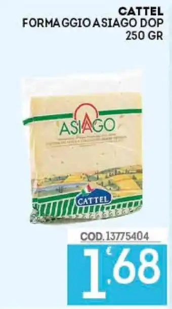 Eurocash Cattel Formaggio Asiago Dop 250gr offerta