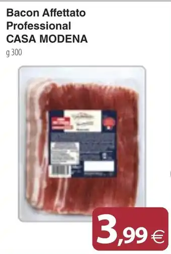 Docks Cash&Carry Bacon Affettato Professional CASA MODENA g 300 offerta