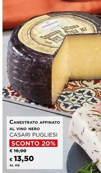 Iper La Grande Casari Pugliesi Canestrato Affinato Al Vino Nero offerta
