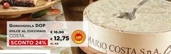 Iper La Grande Costa Gorgonzola Dop Dolce Al Cucchiaio offerta