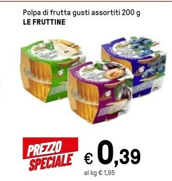 Iper La Grande Le fruttine Polpa Di Frutta offerta