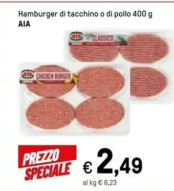 Iper La Grande Aia Hamburger Di Tacchino O Di Pollo offerta