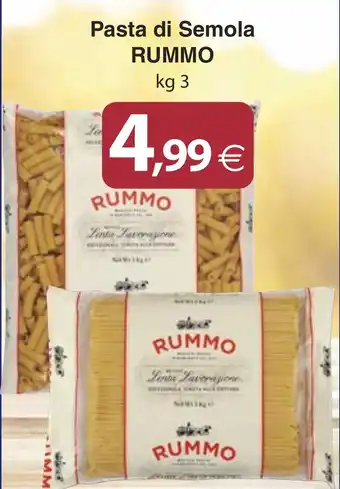 Docks Cash&Carry Pasta di Semola RUMMO kg 3 offerta