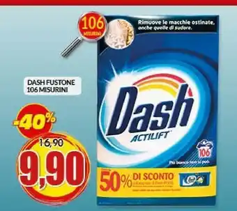 Dash Detersivo Fustone 106 Misurini