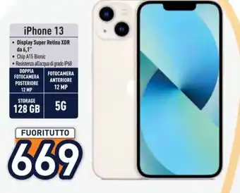 Unieuro iPhone 13 offerta