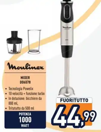 Unieuro Moulinex MIXER DD6578 offerta