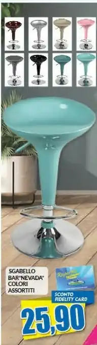 Risparmio Casa Sgabello Bar Nevada offerta
