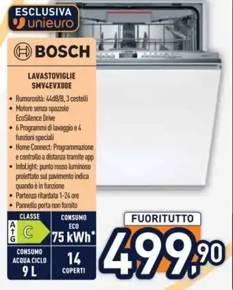 BOSCH LAVASTOVIGLIE SMV4EVX00E