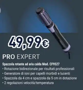 Unieuro PRO EXPERT Spazzola rotante ad aria calda offerta
