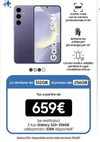 Unieuro Galaxy S24+ offerta