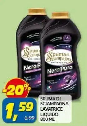 Risparmio Casa Spuma di Sciampagna Detersivo lavatrice offerta