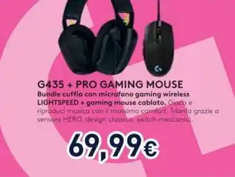 Unieuro G435+ PRO GAMING MOUSE offerta