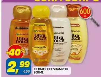 Risparmio Casa Garnier Ultradolce Shampoo 600 Ml offerta