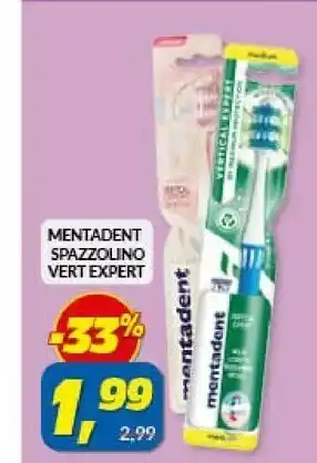 Risparmio Casa Mentadent Spazzolino Vert Expert offerta
