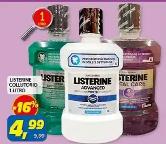 Risparmio Casa Listerine Advanced White 1000 Ml offerta