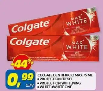 Risparmio Casa Colgate Max White & Protect Dentifricio Antiplacca 75 Ml offerta