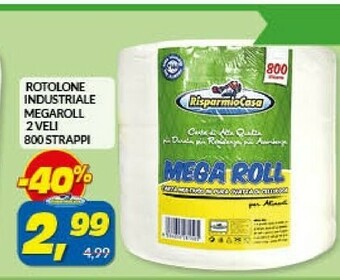Risparmio Casa Rotoli di carta offerta