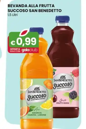 BEVANDA ALLA FRUTTA SUCCOSO SAN BENEDETTO 1,5 Litri