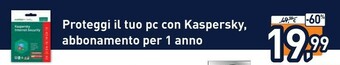 Unieuro Kaspersky Internet Security Abbonamento Per 1 Anno offerta