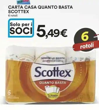 Coop Scottex Rotoli di carta offerta