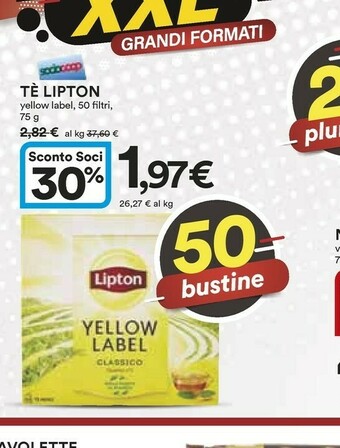 Coop Lipton Tea The offerta