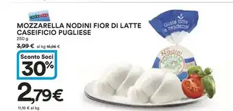 Coop Caseificio pugliese Fior di latte offerta
